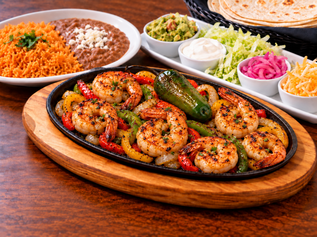 Shrimp Fajita for 1.