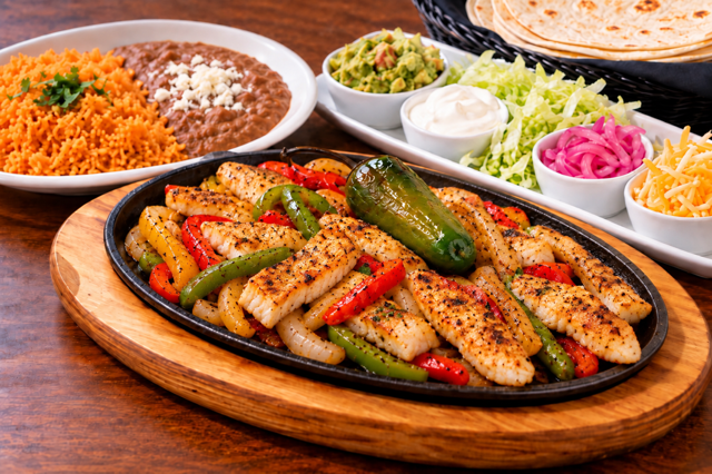 Fish Fajitas for 2.