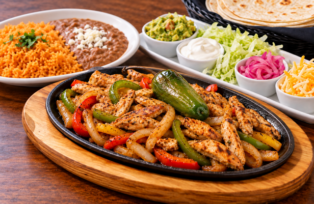 Chicken Fajitas for 2.