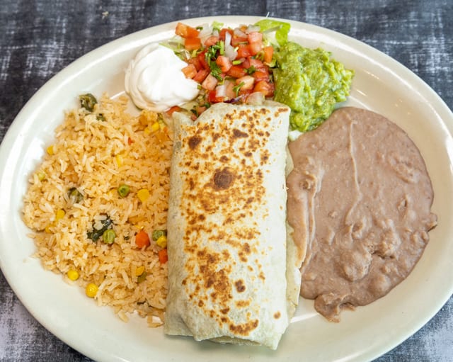 Vegetable Burrito.