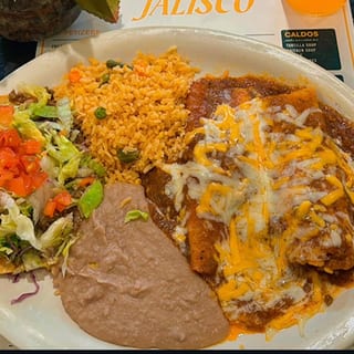 3. Cheese Enchilada, Pork Tamale & Beef Chalupa