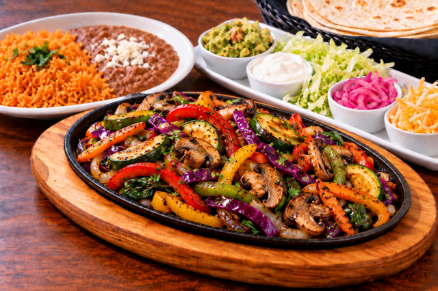Vegetable Fajita for 1.