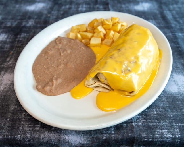 Chicken Fajita Burrito.