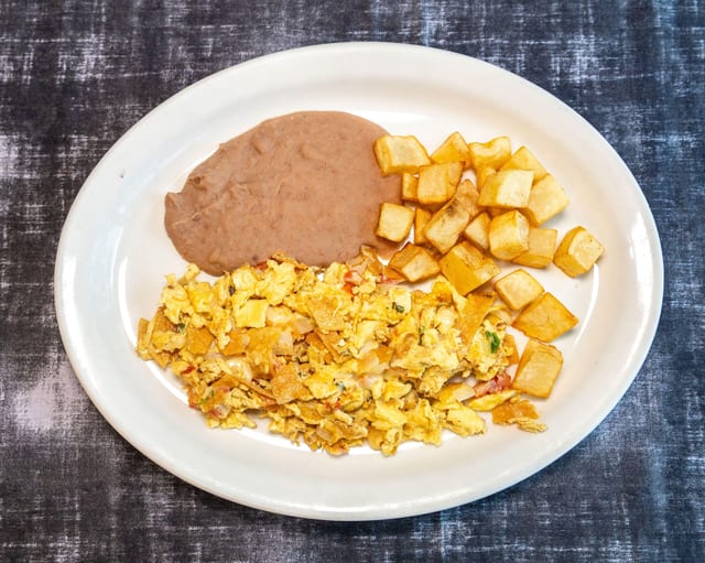 Migas with Cheese.