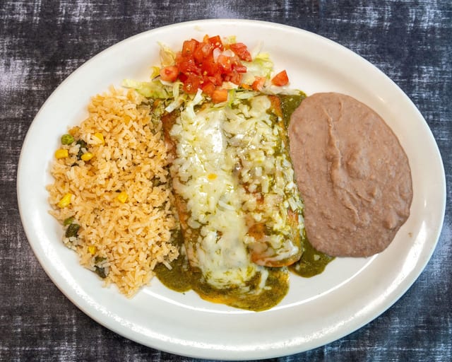 Chicken Fajita Enchiladas.