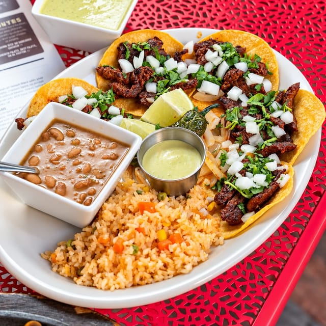 Mini Tacos Plate.
