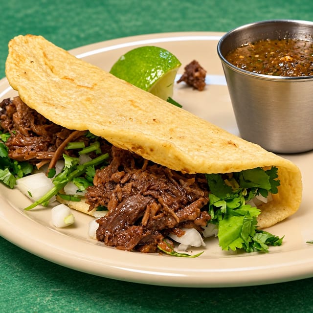 A La Carte Barbacoa Taco.